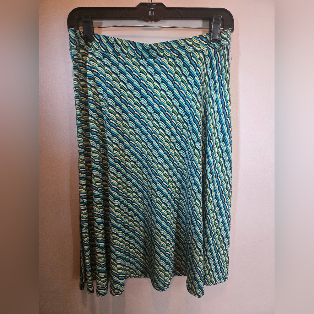 George Multicolor A-Line Skirt